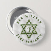 Golfthema Golfbar Mitzvah Ronde Button 7,6 Cm (Voorkant /achterkant)