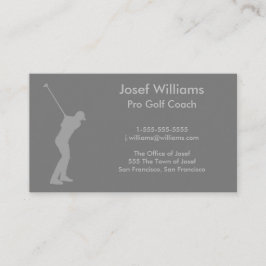 Golfthema Kaart - Heren Visitekaartje