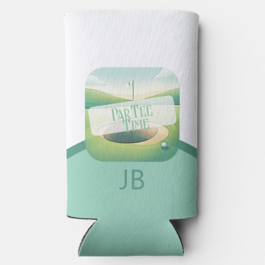 Golfthema Par-T-shirt Monogram (Achterkant)