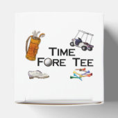Golftijd voor T-shirt Bedankdoosjes (Bovenkant)