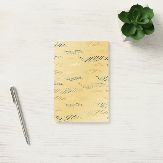 Golftijger (gestileerd patroon) 1 post-it® notes (Kantoor)