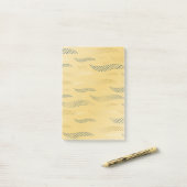 Golftijger (gestileerd patroon) 1 post-it® notes (Op bureau)