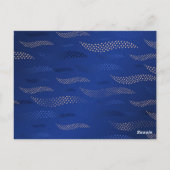 Golftijger (gestileerd patroon) 2 briefkaart (Achterkant)