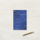 Golftijger (gestileerd patroon) 2 post-it® notes (Op bureau)