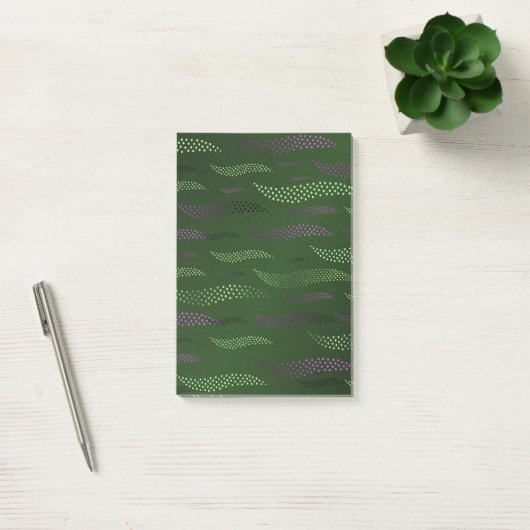 Golftijger (gestileerd patroon) 5 post-it® notes (Kantoor)
