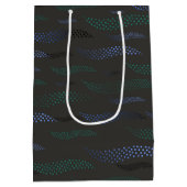 Golftijger (gestileerd patroon) 7 medium cadeauzakje (Achterkant)