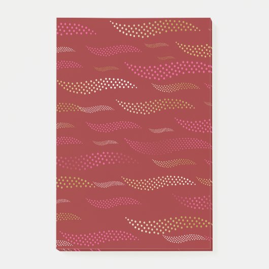 Golftijger (gestileerd patroon) 8 post-it® notes (Voorkant)