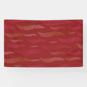 Golftijger (gestileerd patroon) 8 spandoek (Horizontaal)