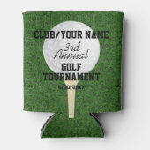 Golftoernooi | Golfuitje | Golfbal & T-shirt Blikjeskoeler (Voorkant)