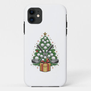 Golfuitrusting Kerstboom Kerst Golf iPhone 11 Hoesje
