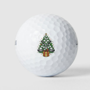 Golfuitrusting Kerstboom Kerst Golf Golfballen