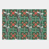 Golfuitrusting met kerstthema inpakpapier vel (Voorkant 2)