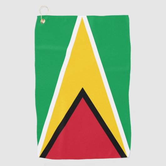 Golfvakantie van Guyana en sport Golfhanddoek (Voorkant)