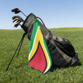 Golfvakantie van Guyana en sport Golfhanddoek (Groen)