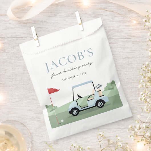 Golfverjaardag Par-t-shirt Favor Tassen Bedankzakje (Geknipt)