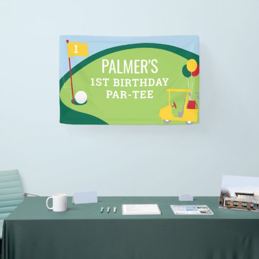 Golfverjaardag Par-T-shirt Groot Banner Sign (Beurs)