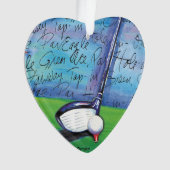 golfversiering ornament (voorkant)