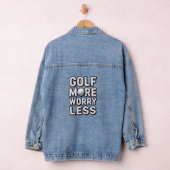 Golfverslaving Funny Golfer Denim Jacket (Hangar)