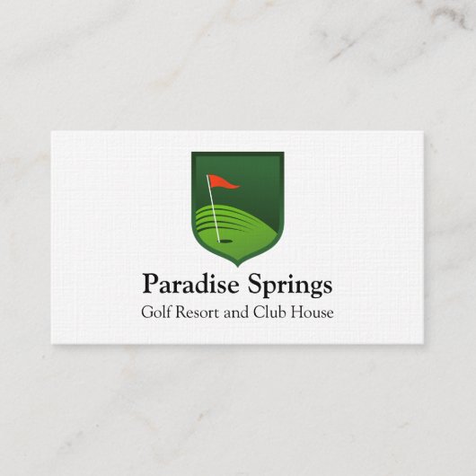 GolfVisitekaartje Visitekaartje (Voorkant)