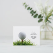 Golfvisitekaartje Visitekaartje (Staand voorkant)