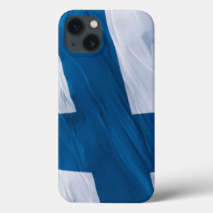 Golfvlag van Finland iPhone 13 Hoesje