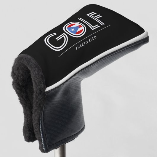 Golfvlag van Puerto Rico Golfheadcover (3/4 voorkant)