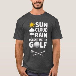 Golfvoorspelling voor golfer t-shirt