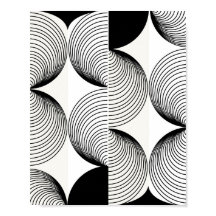 Golfvormen van Cirkels: Modern Abstract Art Poster