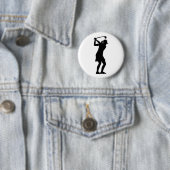 Golfvrouw Ronde Button 5,7 Cm (In situ)