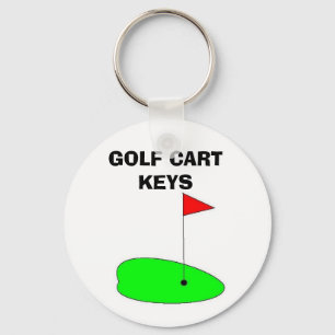 GOLFWAGENTJES SLEUTELS SLEUTELHANGER