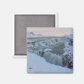 Golfwaterval in IJsland Magneet (Voorkant / Achterkant)