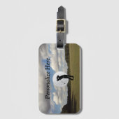 Golfwereld voor Golfers Bagagelabel (Voorkant (verticaal))