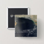 Golfwolken over het Arabische Zee Vierkante Button 5,1 Cm (Voorkant /achterkant)