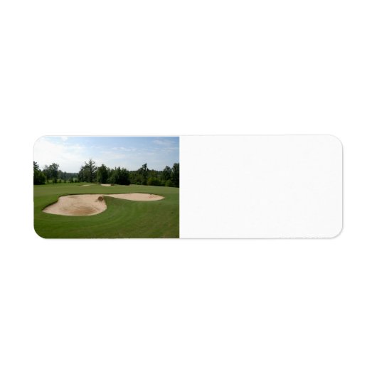 Golfzandval Etiket (Voorkant)