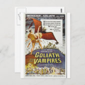 GOLIATH ET LA CARTE POSTALE VAMPIRES (Devant / Derrière)