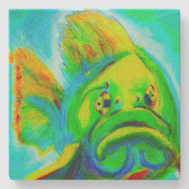 Goliath Grouper Sandstone Onderzetter