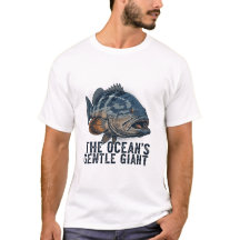 Goliath Grouper visprint ontwerp voor t-shirt