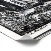 Gollever onder de Lilliputians Poster (Hoek)