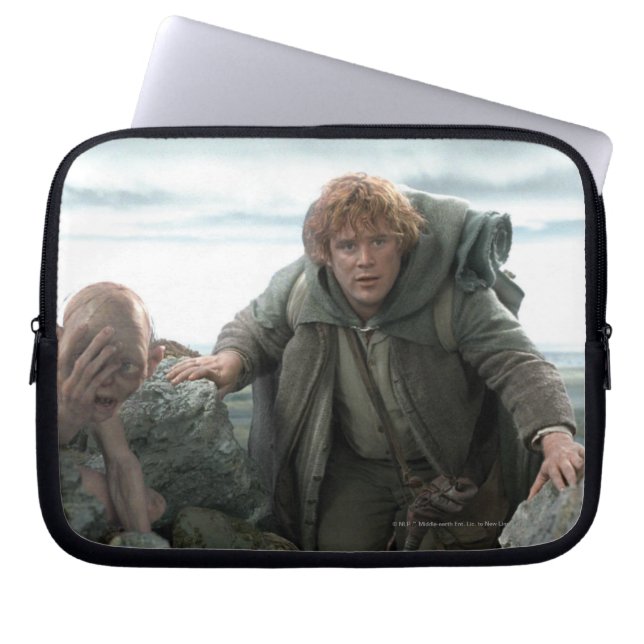 GOLLUM™ en Samwise Laptop Sleeve (Voorkant)