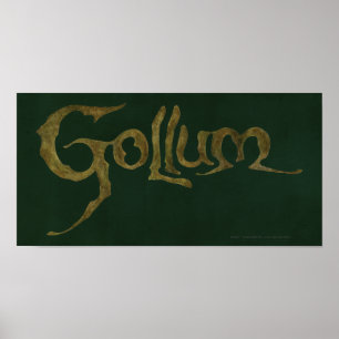 GOLLUM™-naam - gestructureerd Poster