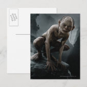 GOLLUM™ op een steen Briefkaart (Voorkant / Achterkant)