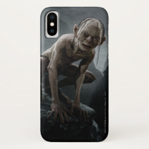 GOLLUM™ op een steen iPhone X Hoesje
