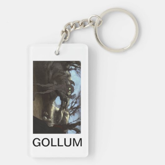 GOLLUM(TM) Acrylhoudende Sleutelhanger (achterkant)