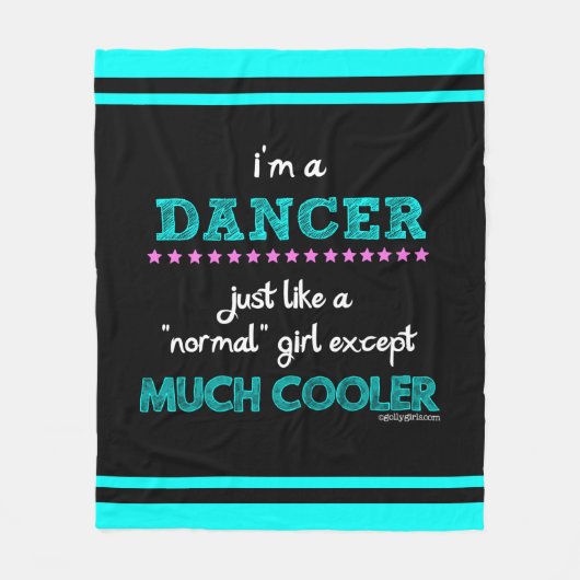 Golly Girls - Ik ben een danser Fleece Deken (Voorkant)
