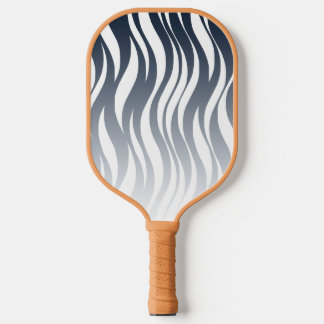 Golven - Blauwe Gradiënt bij Middernacht Pickleball Paddle