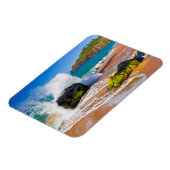 Golven botsten op het strand, Hawaii Magneet (Linkerzijde)