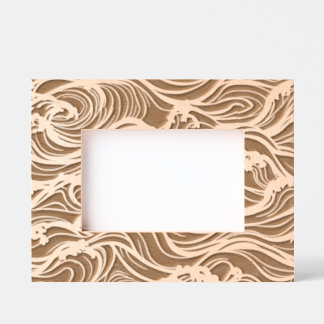 golven crashen gegraveerde lijstjes