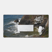 Golven crashen op Rocky Coastline Bureaumat (Keyboard & Muis)