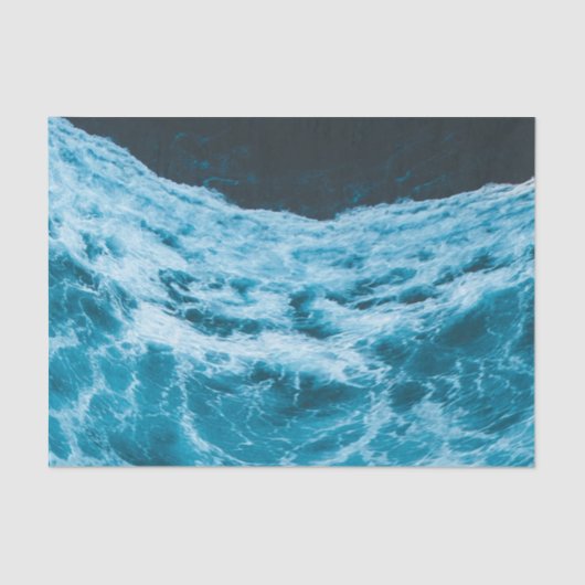 Golven Deep Ocean Water Decoupage Tissue Paper Tissuepapier (Voorkant)