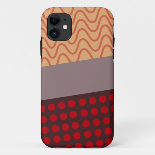 Golven en Regen Case-Mate iPhone Case (Achterkant)